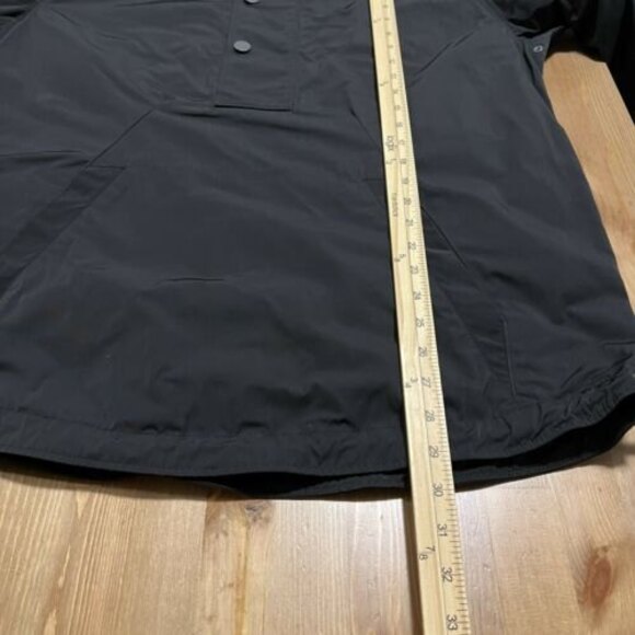 Exley NB Mens Black Hooded Windbreaker Rain Jacket Raincoat Size Large - Picture 11 of 12
